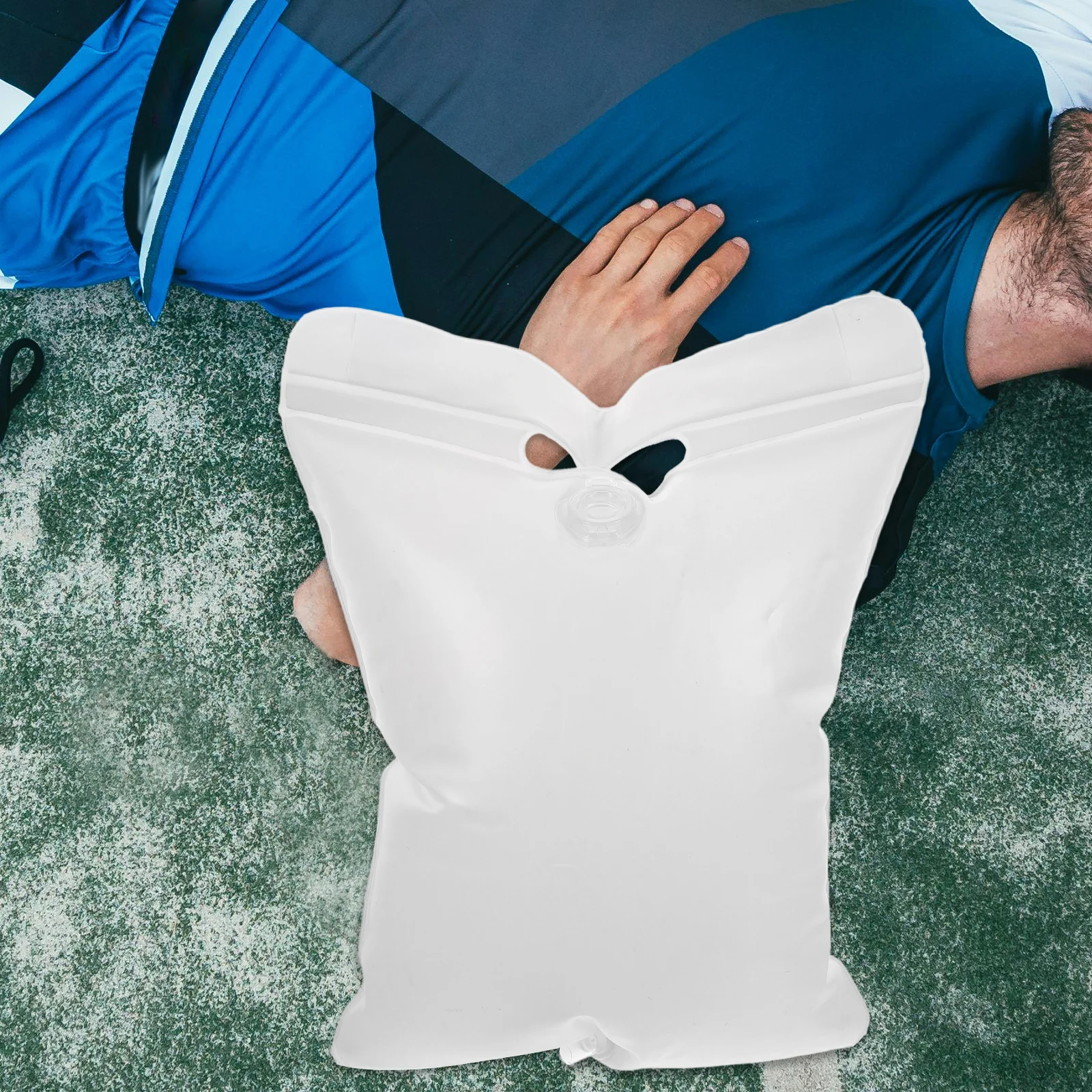 حقيبة استحمام محمولة للتخييم للاستحمام في الهواء الطلق مع رأس دش سعة كبيرة للمشي لمسافات طويلة والرحلات دش التخييم المحمول