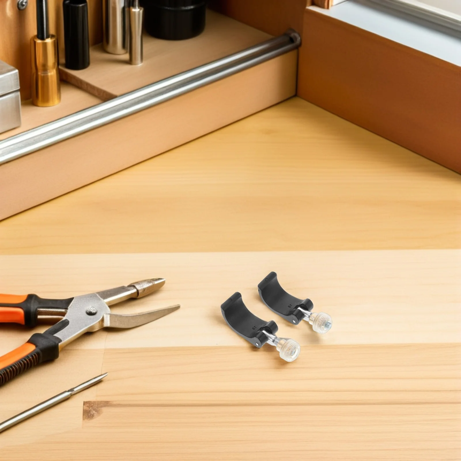 8 قطعة الرحلات القطب قفل مشبك قفل خارجي مقبض الجوز مسامير سهلة التركيب دائم النايلون المشي لمسافات طويلة عصي للمشي