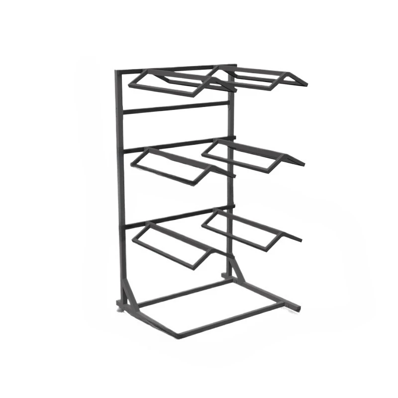 

Three-layer saddle rack floor-to-floor storage and finishing of stable harness horse farm supplies
