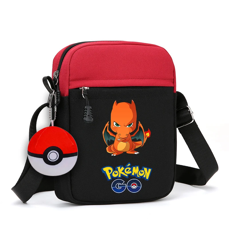 Shoulder Bag for Women Men Anime Pokemoned Crossbody Bag Boy Girl Cartoon Canvas Square Messager Women Men Travel Sport Gift view 5