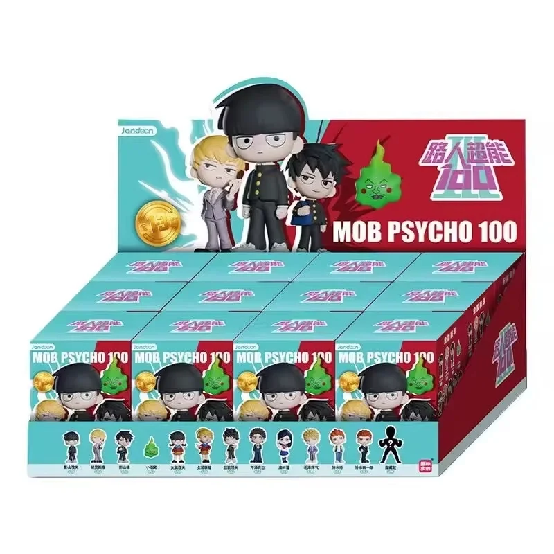 Original Mob Psycho 100 Series Mini Figures Blind Box Shigeo Kageyama Anime Peripheral Collect Doll Toy Ornament Girl Gift