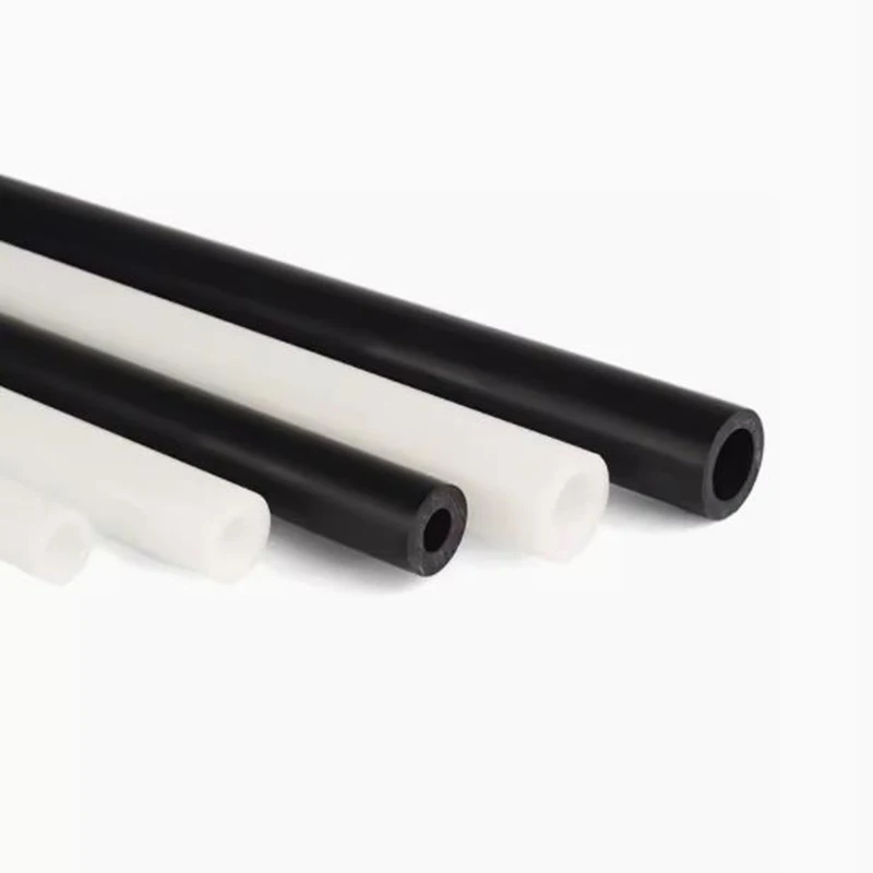 1Pcs White Black Pom Hollow Pipe Polyformaldehyde Pipe Insulation Hard Plastic Pipe Fittings Processing ID*OD=4mm*8mm-20mm*30mm