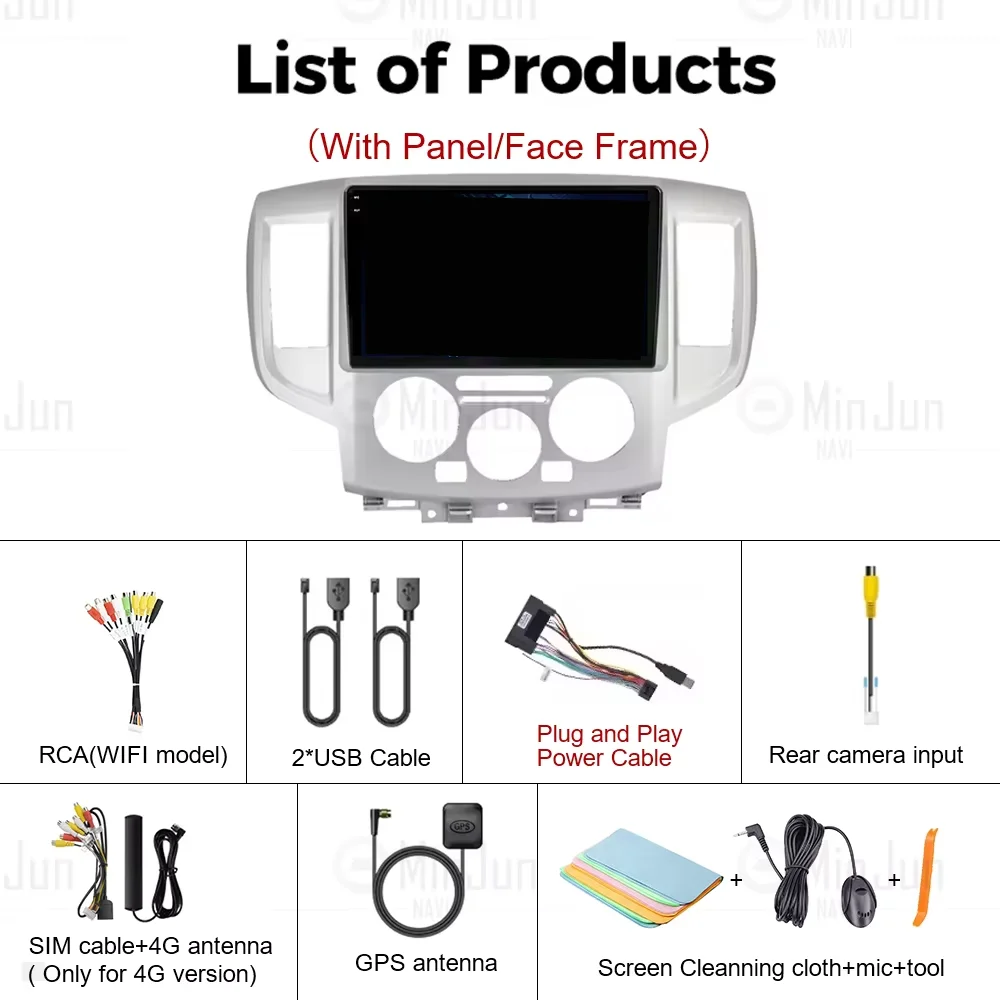 Android 15 radio de coche para Nissan NV200 2009 - 2016 reproductor Multimedia de coche GPS Video carplay navegación estéreo Radio 5G DVD BT WIFI