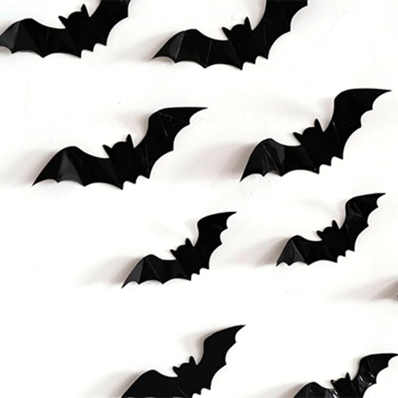 W89C Halloween Work Work Decor Black Upouy Bat Halloween Dekoracja do sypialni