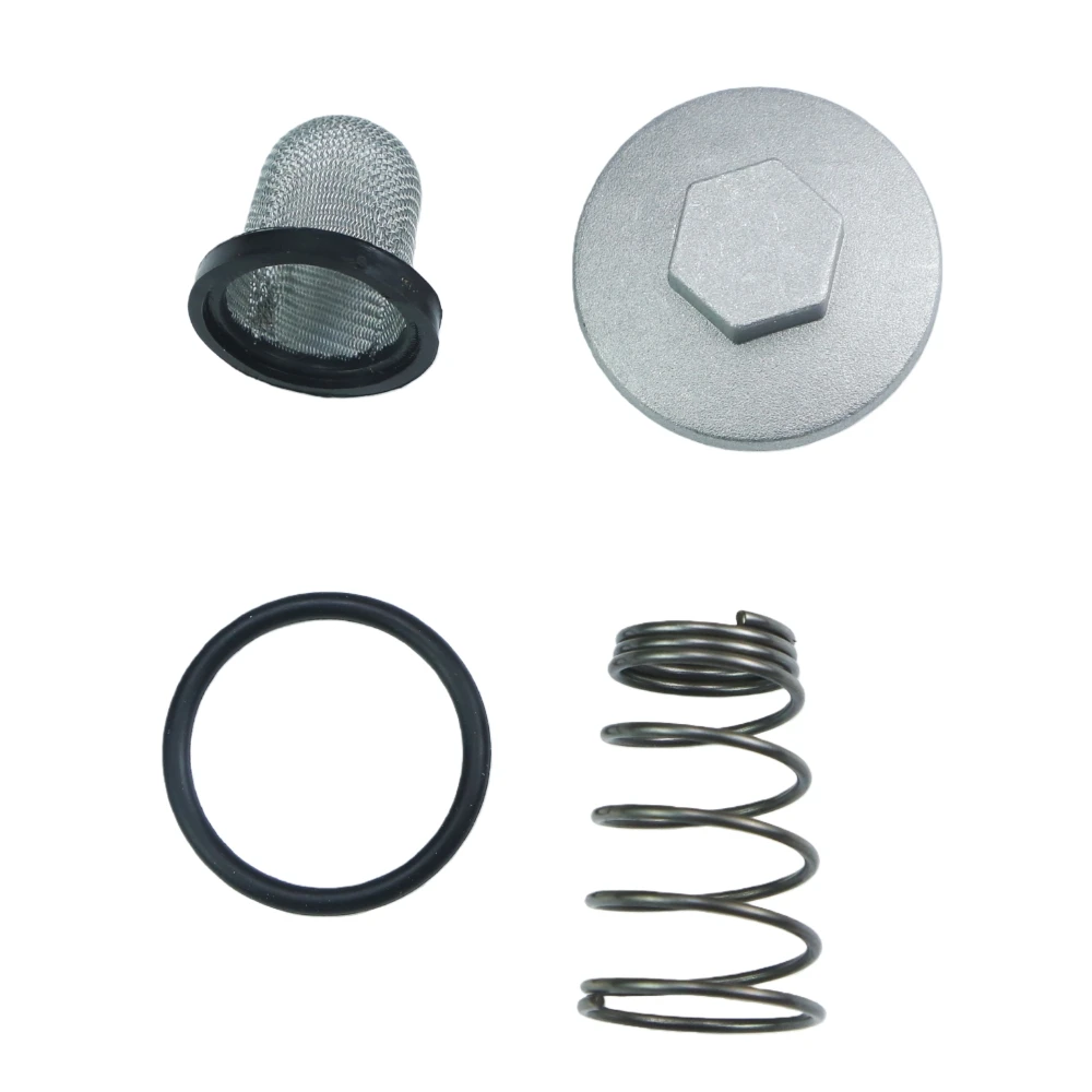 GY6 50/80/125/150CC Scooter Engine Oil Strainer Filter & Gear Oil Drain Plug Bolt with Spring O-Ring - view 6