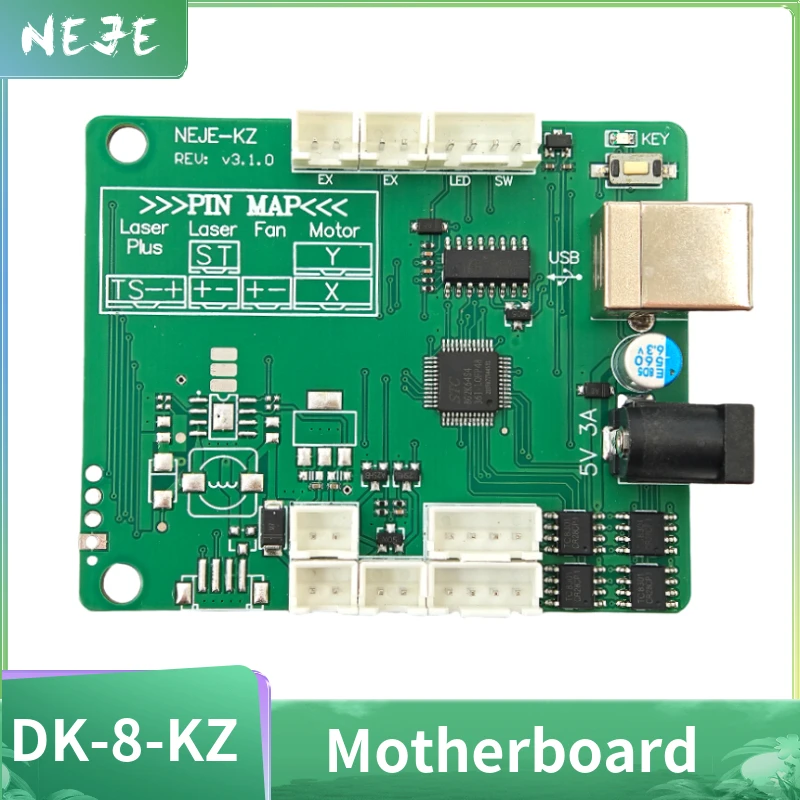 ¡CALIENTE! NEJE DK-8-KZ reemplaza la placa base adecuada para la máquina DK-8-KZ 1000mw 1500mw 2000mw 3000mw