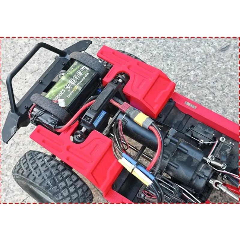 For MJX HYPER GO H8E 1/8 RC Crawler Inner Fenders & Splash Guards Wheel Arch Liners & Mud Guards No-Drill Upgrade Accessories