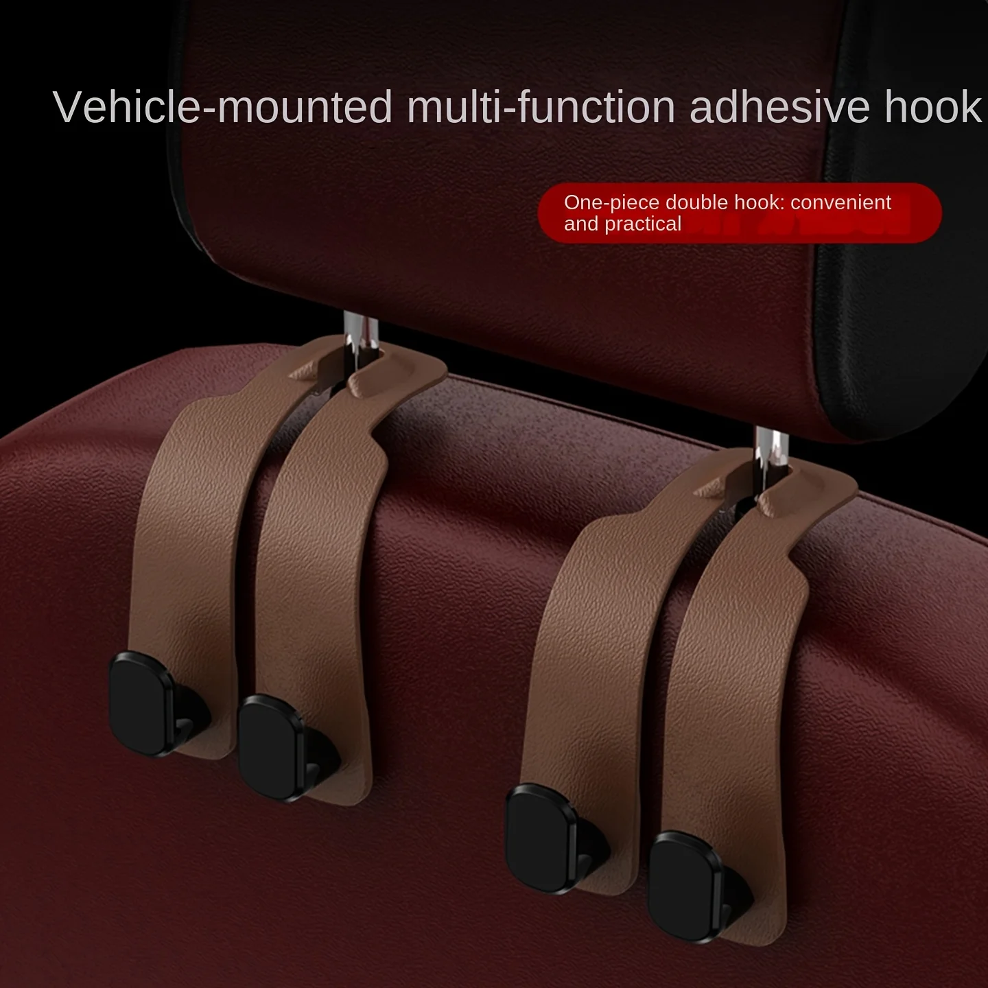 4/2/1PCS Seat Back Storage Rack Backpack Hook Storage Hook for Universal Car Hook Car Seat Back Rear Seat Back Portable Stand - view 2