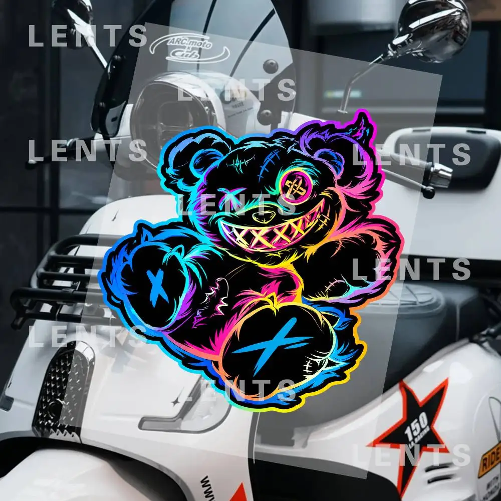 C-ool Bear Anime Character Stickers Set Waterproof Vinyl Decals For Laptop Phone Case Water Bottle Helmet Skateboard Notebook
