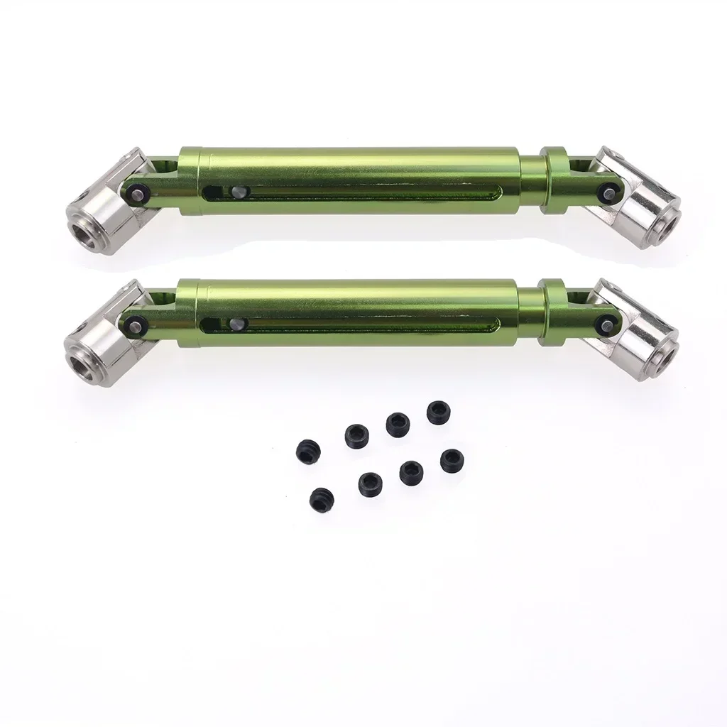 

RC 106-138mm Aluminum Alloy Drive Shaft w/Screws For 1/10 SCX10 D90 HSP 94180 RGT 18000 Crawler Car Upgrade Parts