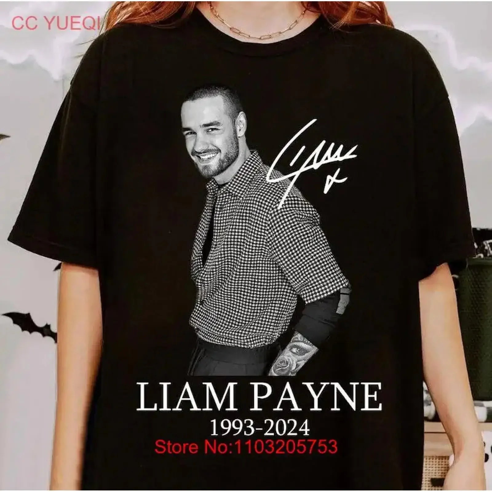 Liam Payne 1993 2024 camiseta Vintage descanso en paz con firma perfecta para Fans vintage lavado transpirable homme Unisex