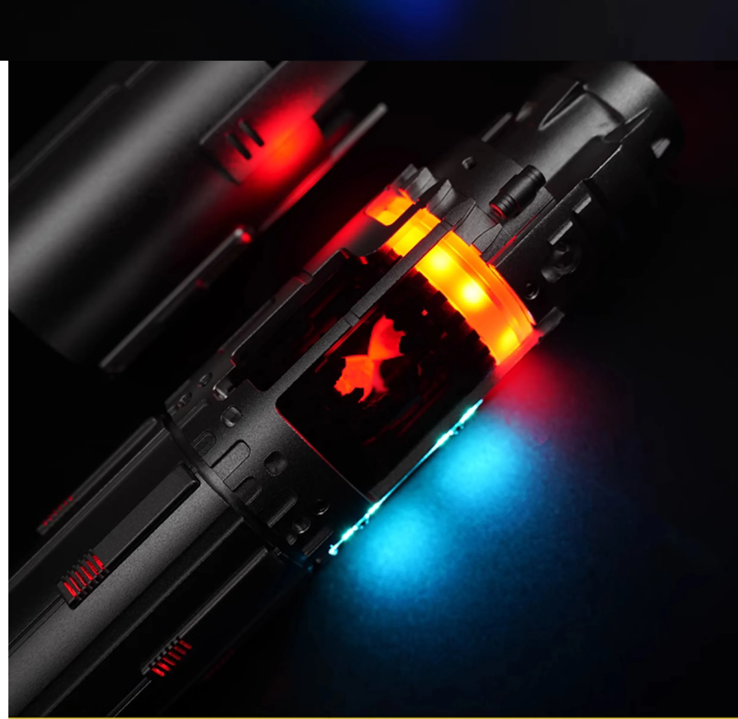 Ben Solo lightsaber collection Pixel style super high quality official original brand new the force Proffie 3.9