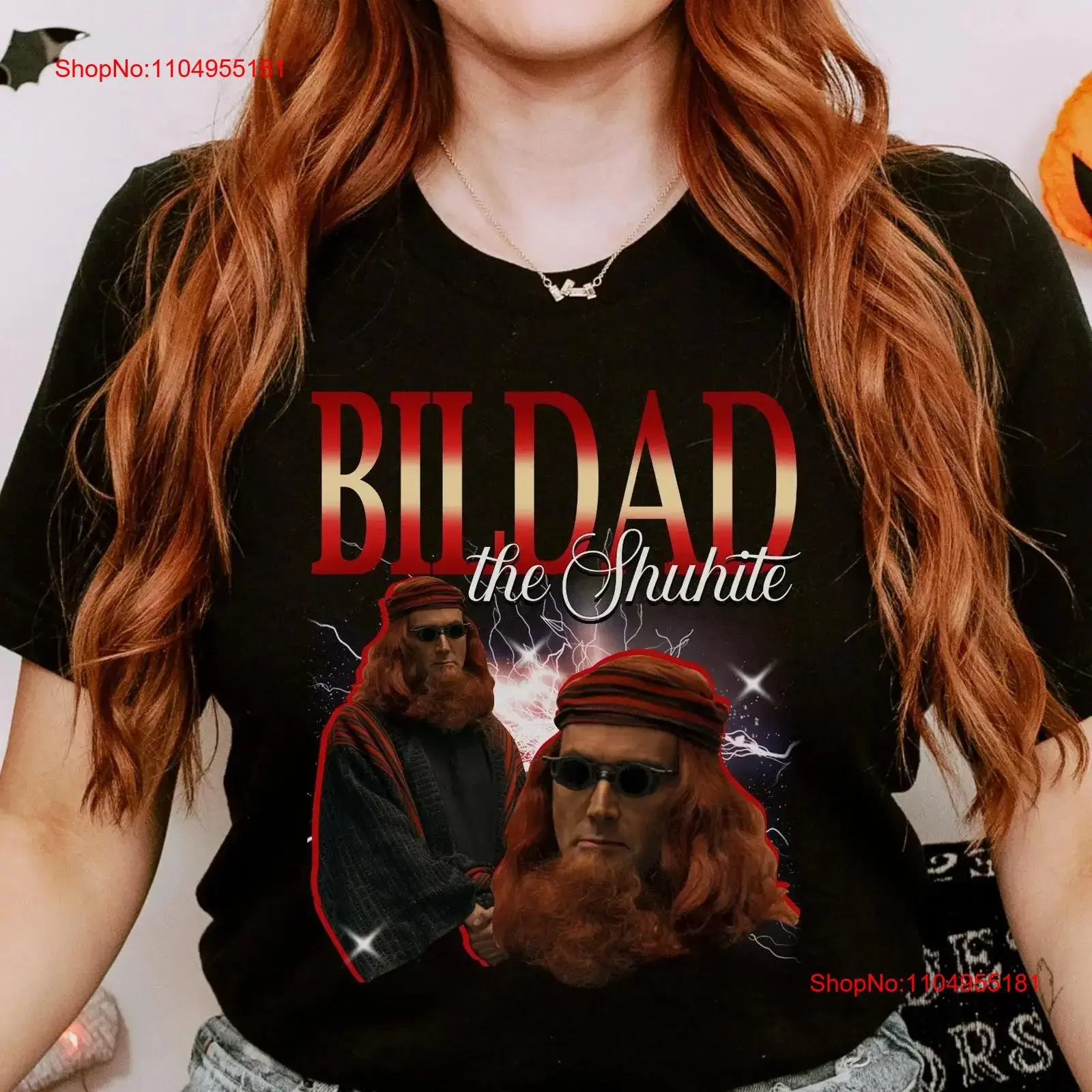 

Good omens T Shirt Bildad the Shuhite Professional Midwife Cobbler Retro Jersey vintage Washed Top For Everyday Wear homme