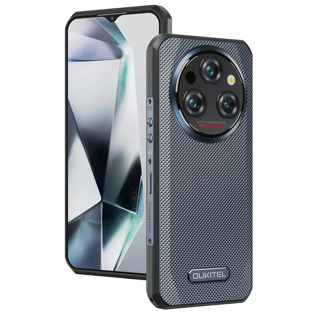 Oukitel-teléfono inteligente resistente WP35, 5G, pantalla de 6,6 pulgadas, 2,4 K, ocho núcleos, 24GB + 256GB, batería de 11000mAh, 64MP, NFC, Android 14