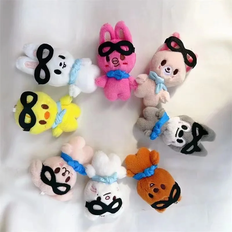 Kpops Pilots Doll Toy PILOT5 Korean Cute Plushie Toys With Jean Skirt LiLongfus Keychain Kawaii Anime Stuffed Animals Dolls Gift