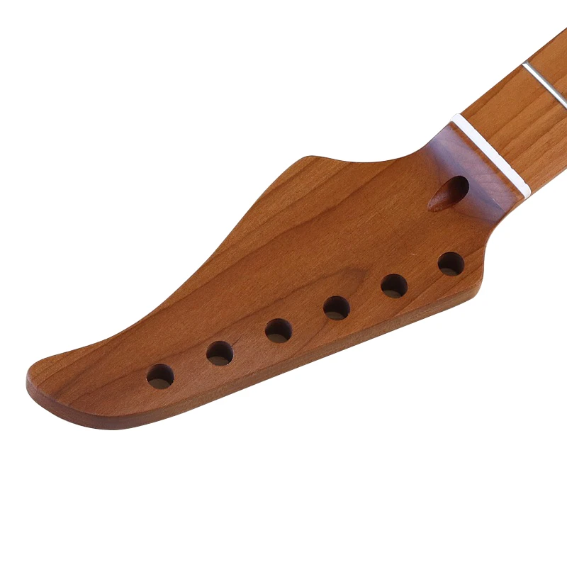 New Arrival Electric Guitar Neck 6 String Roasted Canada Maple 22 Frets 5.6CM Width Natural Color Good Handicraft