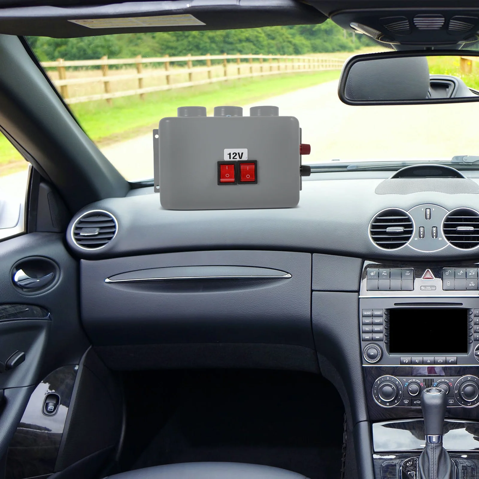 

800W Car Heater Portable 12V Auto Heater Fan with Fast Low Noise Overheating Protection for Windshield