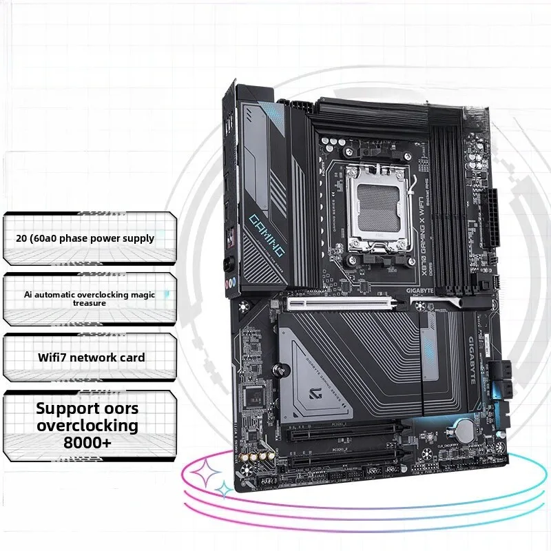 X870 GAMING X WIFI7 main board DDR5 for 9600X/9700X/9900X/9950X