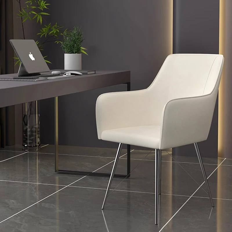 

Comfortable Sedentary Study Chair Backrest Simple Home Dining Manicure Chair Office Compute Makeup Silla Oficina Furniture