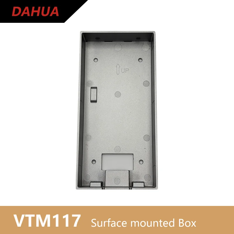 

Dahua Surface Mounted Box VTM117 Material ADC12 for VTO3221E-P VTO6221E-P Door Station