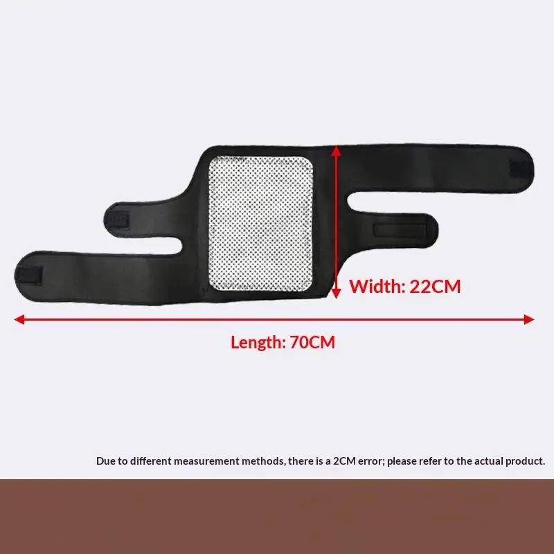 1 زوج التورمالين الذاتي التدفئة منصات الركبة العلاج المغناطيسي الركبة وسادة التهاب المفاصل هدفين دعم الدافئة حامي الركبة حامي منصات