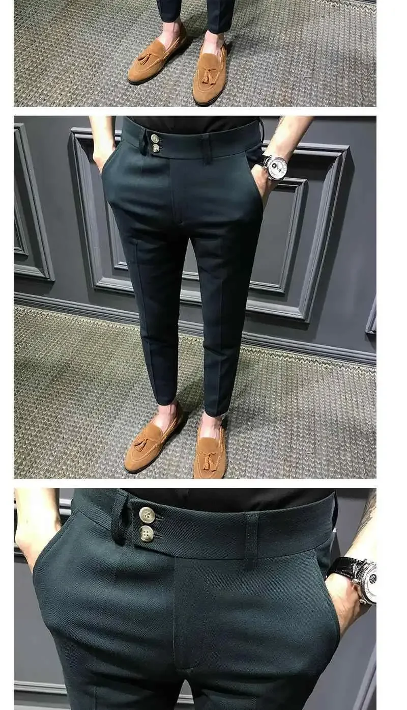 2026 Neue Frühling-Herbst Mode Herren Business-Hosen Männliche Lässige Gerade Hosen S31 Herren Anzughosen – Detail 10