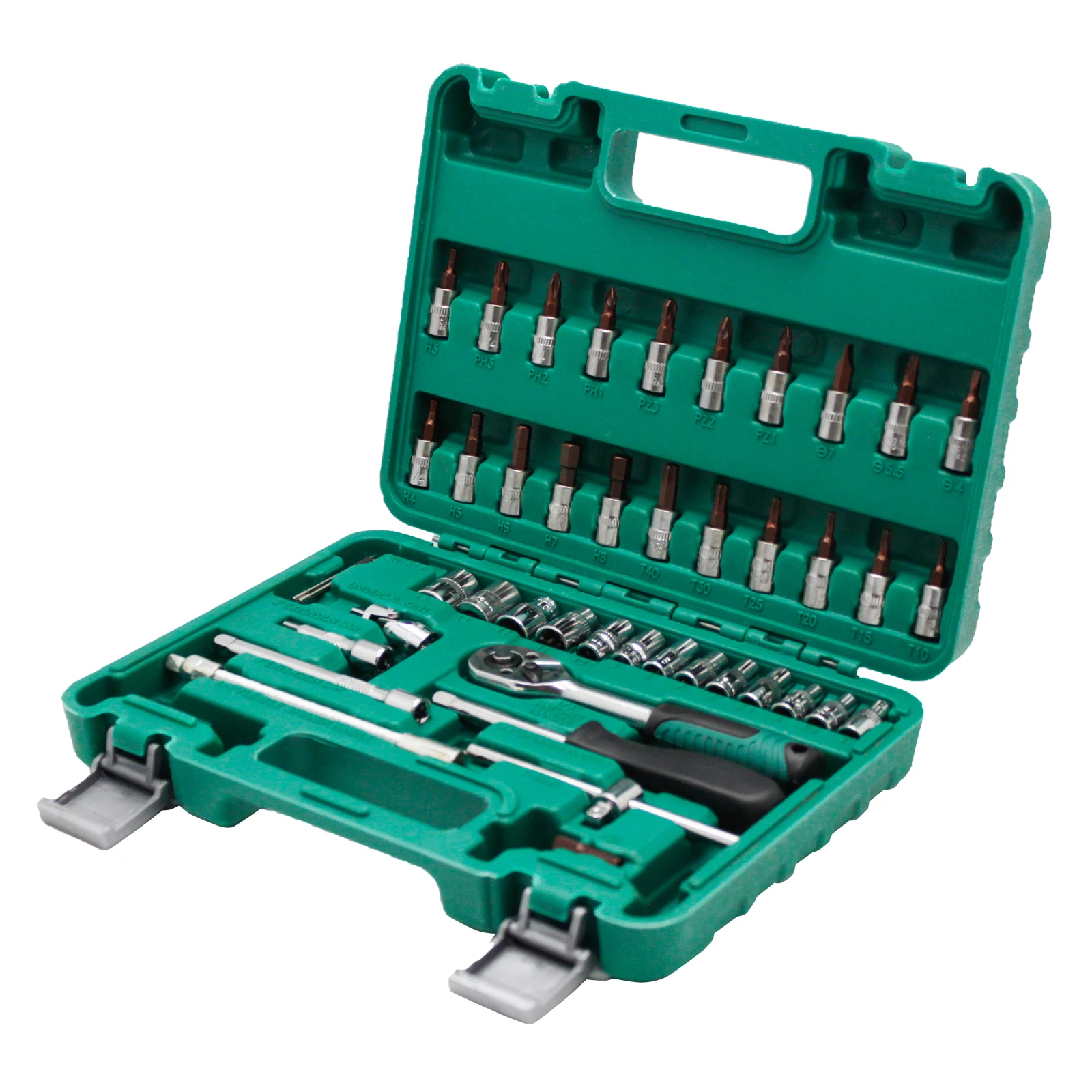 

46-częściowy набор инструментов для головок для автомобиля, мотоцикла и велосипеда, домашний ручной ремонт, комбинированный набор инструментов для головок из углеродистой стали DR Vde