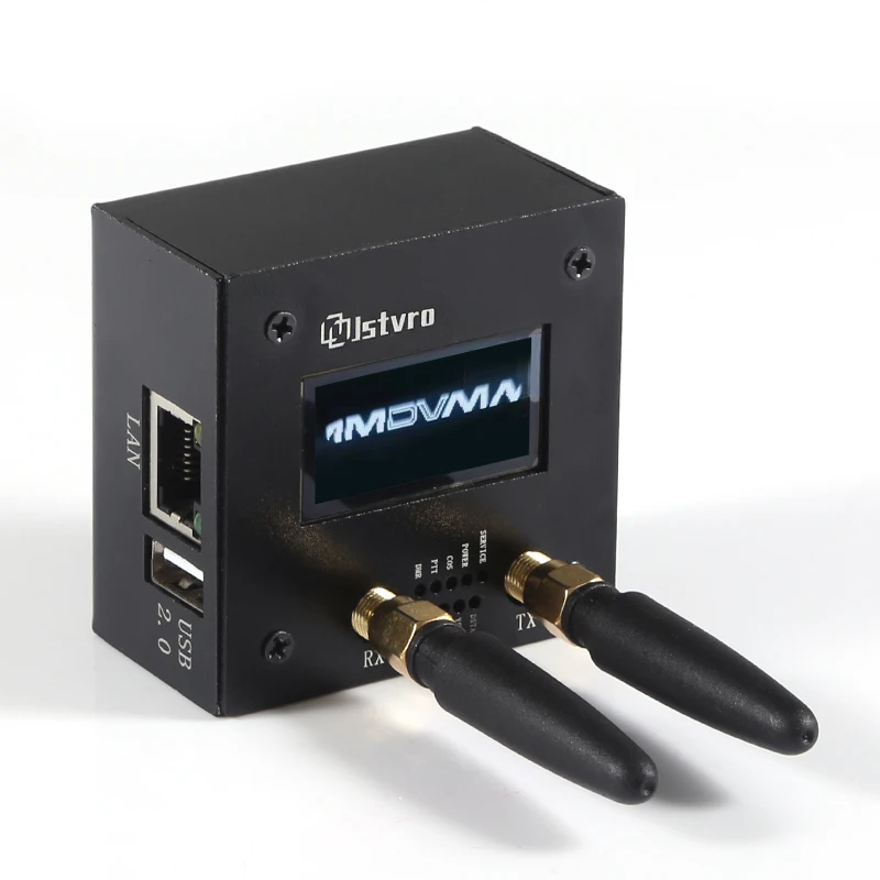 Placa de punto de acceso MMDVM dúplex, UHF, VHF, OLED, caja de Metal, ventilador y antena, compatible con YSF, DMR, NXD, P25, DMR, YSF, DSTAR con Orange PI