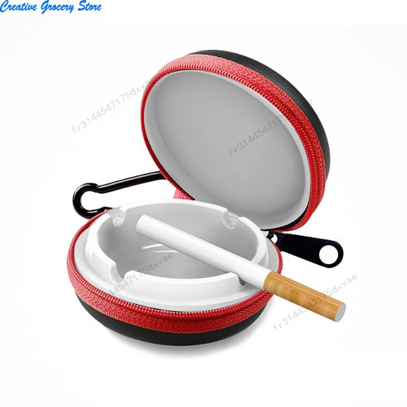

Outdoor Hiking Travel Portable Ashtray High Temperature Resistant Smoking Ash Organizer