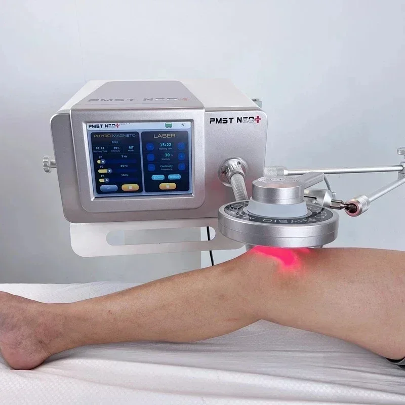 Physio Magneto Plus Laser Therapy 808NM Super Transduction Pulse Electromagnetic Field EMTT Extracorporeal Machine