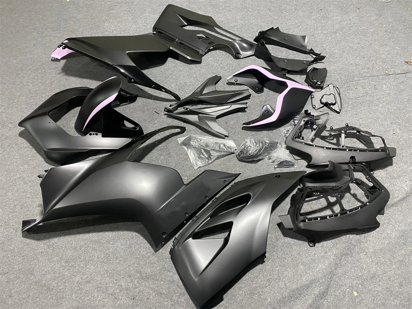 Fairings Kit Fit For Panigale v2 2020 2021 2022 Bodywork Set 20 21 22 Abs High Quality Injection Matte black