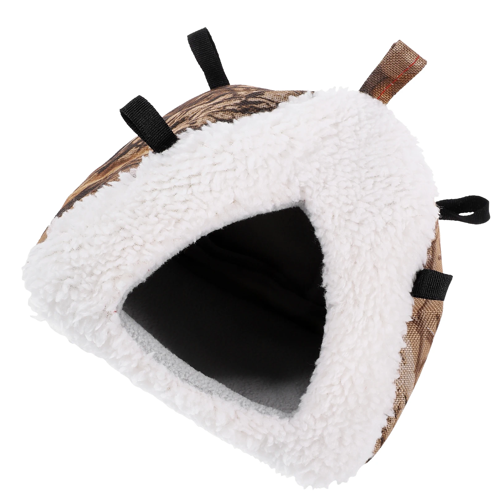 

Thicken Cotton Warm Hamster Nest Small Size Suitable for Parrots Squirrels Winter Hanging Comfortable House Pet Supplies