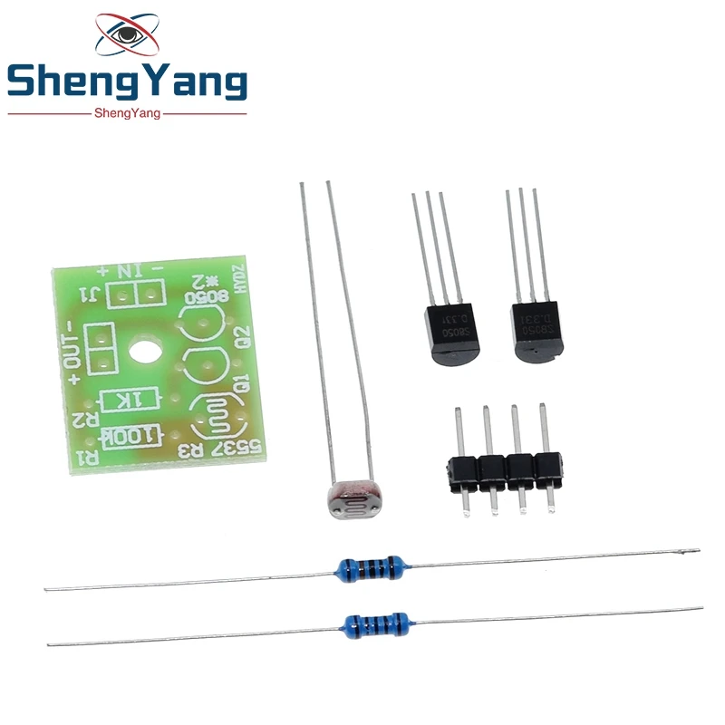 DIY Kit Light Control Sensor Switch Suite Photosensitive Induction Switch Kits DIY Electronic Trainning Integrated Circuit Suite image 4