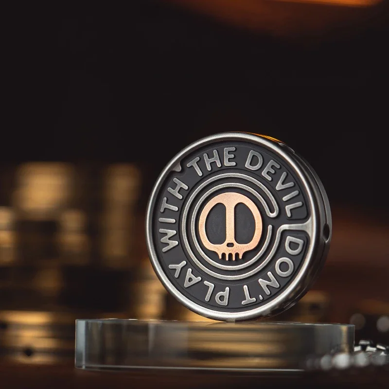 LAUTIE 2099 SAM Haptic Coin Fidget Push Slider Fingertips Adults Stress Relief Metal Toys Limit Edition