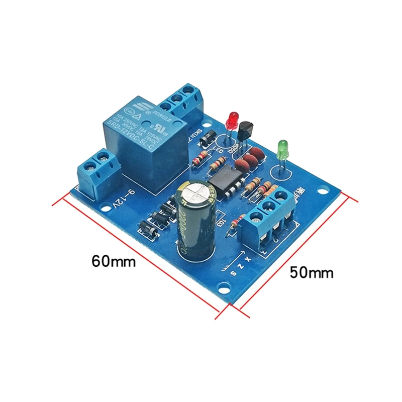 2PCS 12V Liquid Water Level Controller Sensor Automatic Pumping Water Level Detection Water Pump Control Circuit Board