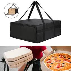 Food Pizza Develivey Bag Reusable Hot Cold Food Storage Carrying Case Heavy Duty for Personal Shopping Commercial Home Outdoor