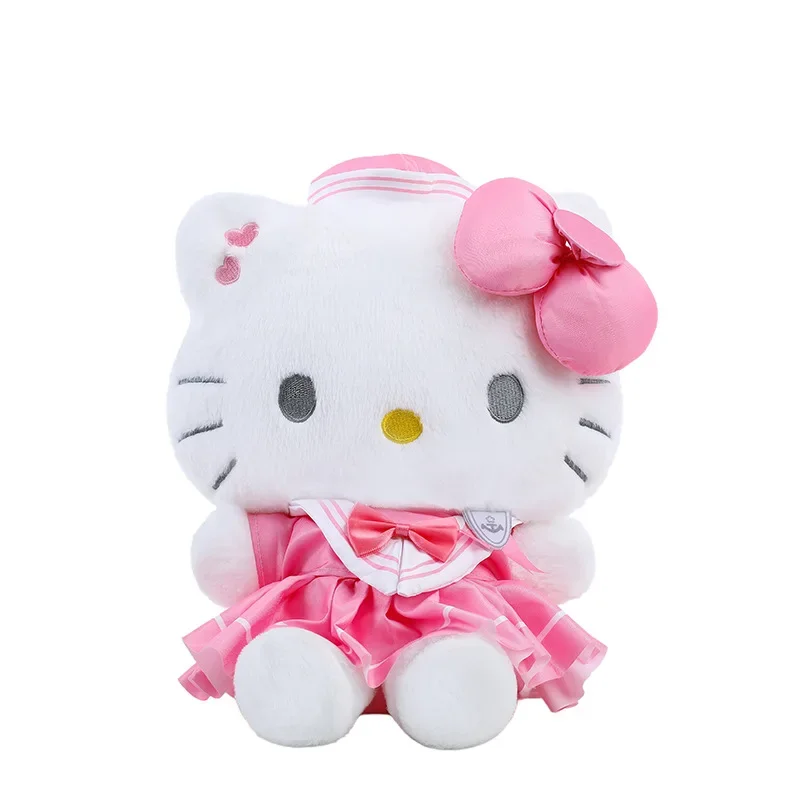 Kawaii Sanrio Sailor Outfit Hello Kitty Plüschtier, gefülltes Spielzeug, niedliches gefülltes Spielzeug für Kinder, Geburtstagsgeschenk, Schlafbegleiter