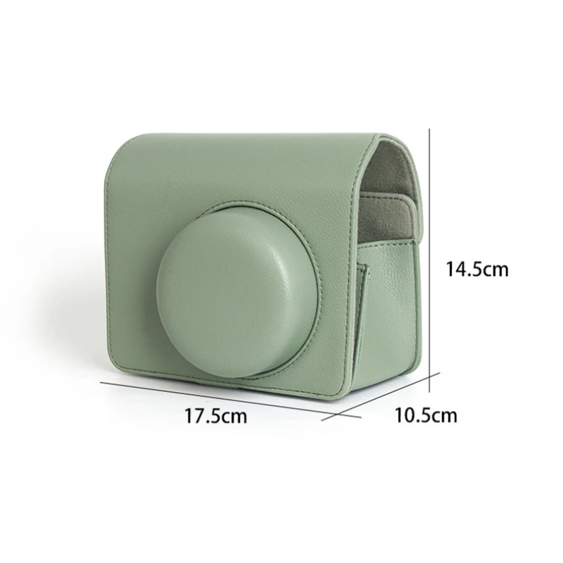 Camera Bag for Fujifilm Instax Wide 400 Camera Accessories with Shoulder Strap PU Leather Cover Protective Camera Case