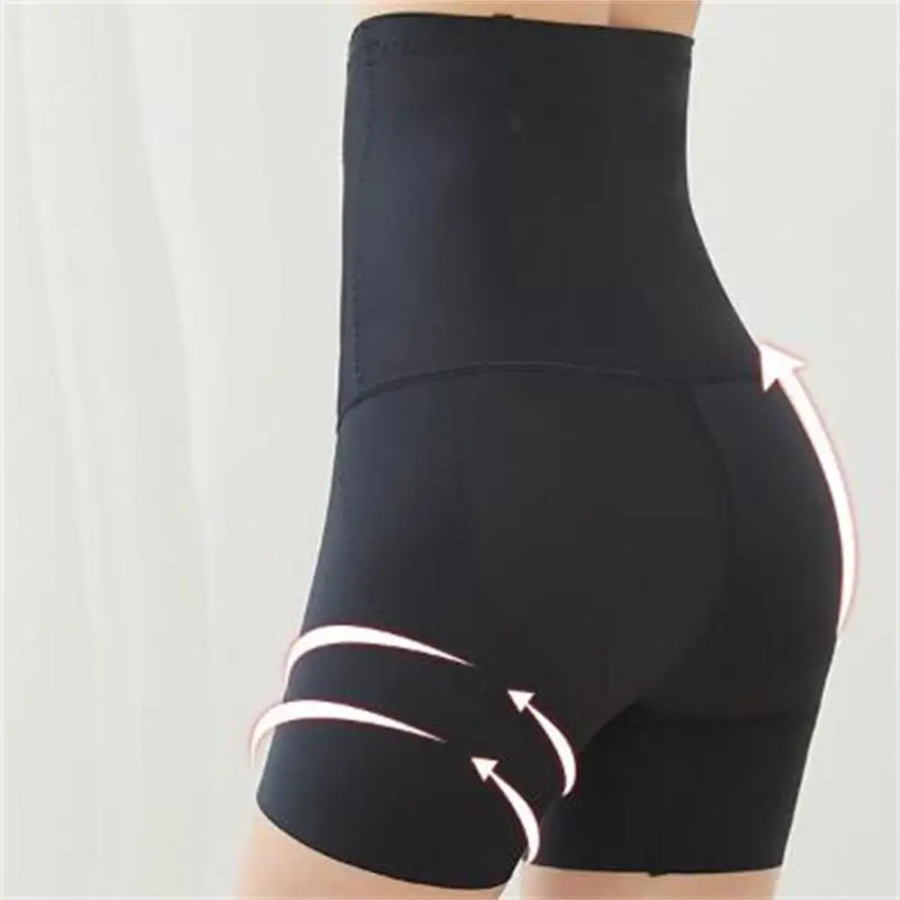 High Waist Negative Oxygen Ion Fat Burning Shorts Breathable Body Sculpting Fiber Restoration Shaper Hip Lift