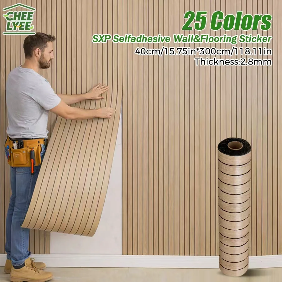 1 Roll Self-Adhesive Wall Panel Sxp Foam Stickers Peel and Stick 3D Wall Sticker Easy to DIY Suitable for Ceiling, Living Room