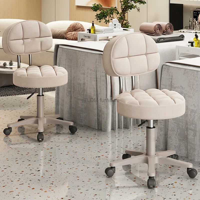 Simple Beauty Salon Barber Chairs Special Swivel Salon Chair Barber Shop Round Stool Modern Salon Furniture Home Makeup Chair