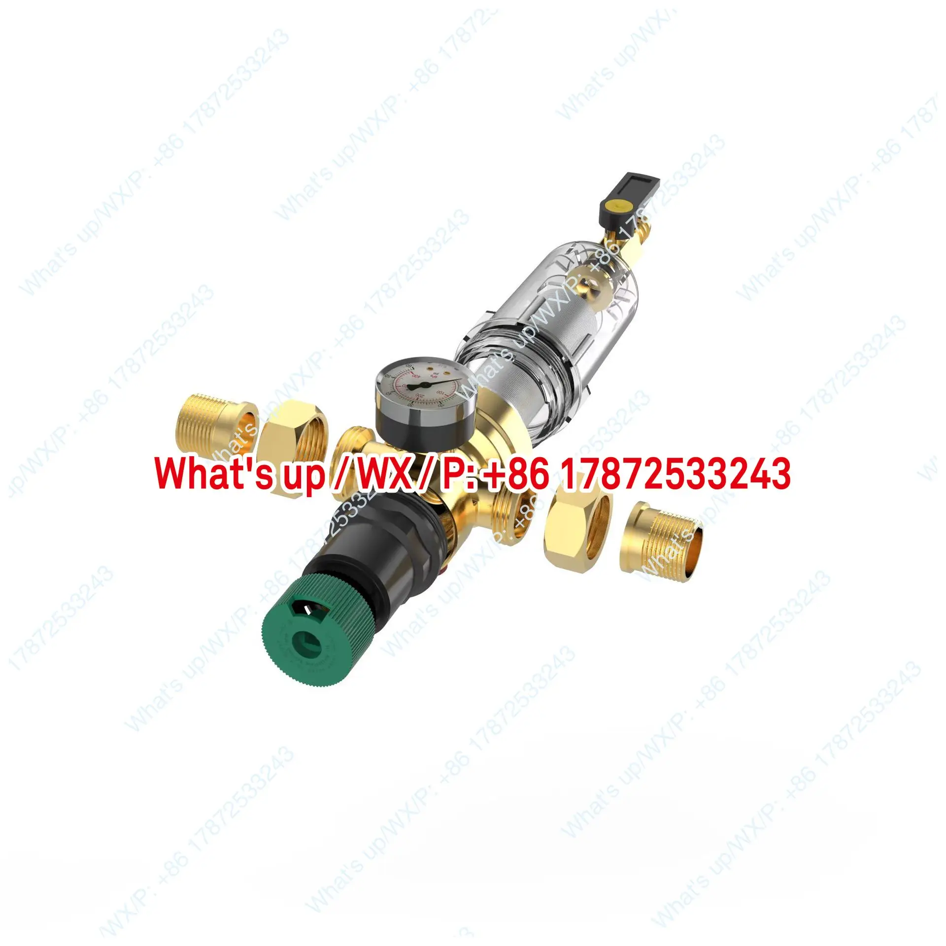 Pipeline filtration pressure reducing valve, pressure control pre filter, water pressure regulation filter valve, safety valve