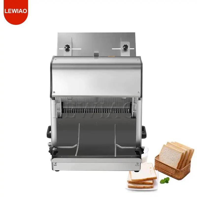 

Commercial Mechanical Bakery Bread Shop Cutting Cutter Toast Slicing Machine Automatic Adjustable Electric Bread Slicer Machine