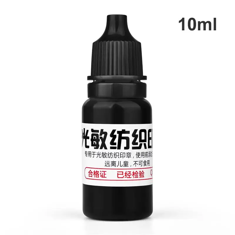 10 ml blauw rood zwarte inkt textielkleding inkt speciale inkt voor studenten kinderen naam stempel afdrukken op kleding waterdicht niet vervagen