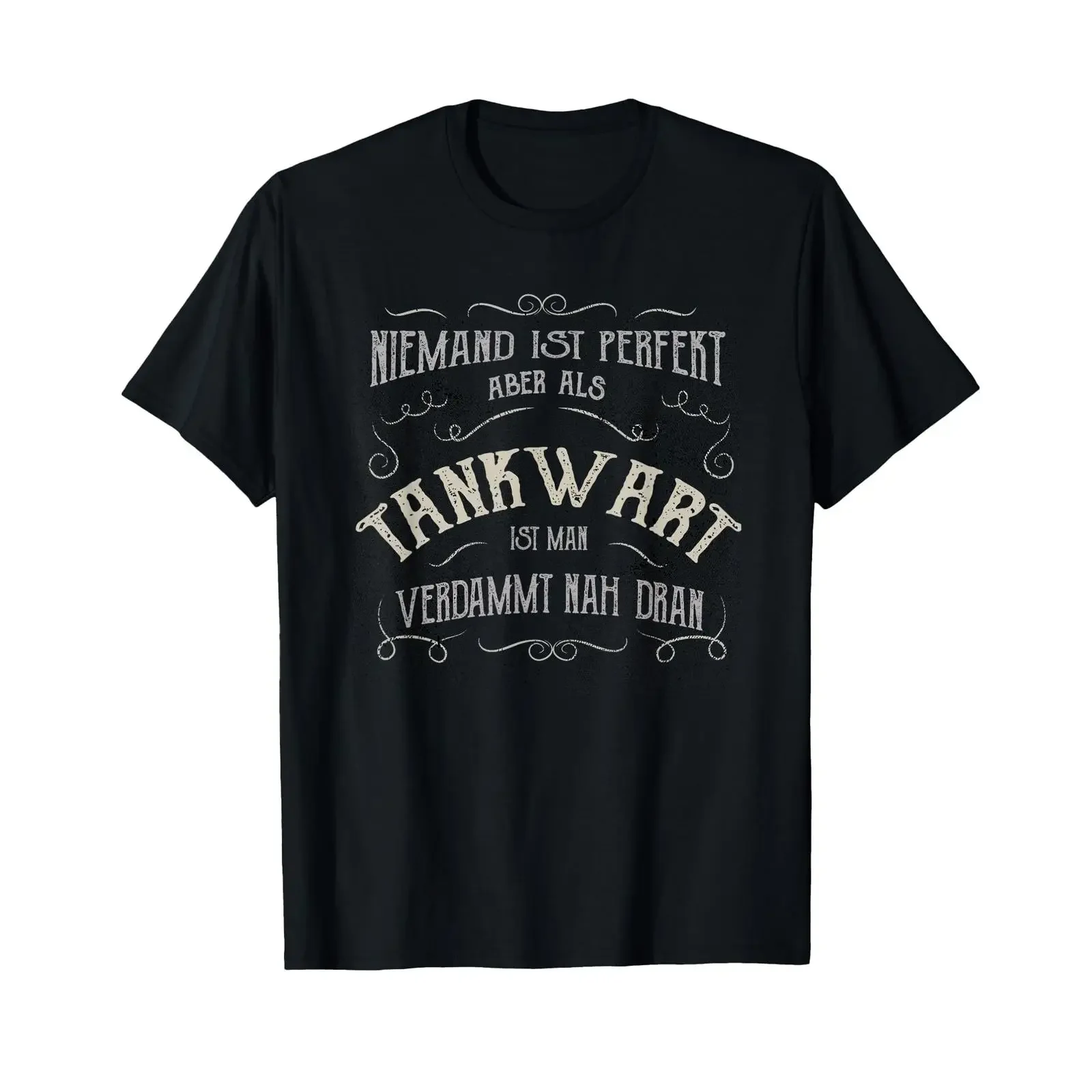 Men's Funny Saying Profession Tankwart T Shirt vintage Washed Stylish Stretched streetwear Comfortable Top For Everyday Wear