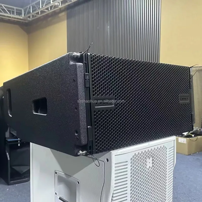 Double 10 Inch Active Line Array Speaker Neodymium Powered Outdoor Audio System for Stage Church Show
