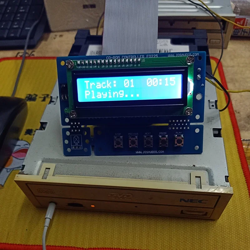 Nvarcher CD-ROM DVD-ROM IDE محرك الأقراص الضوئية تحكم أطقم لتقوم بها بنفسك-لاعب CD سائق بدوره إلى القرص الدوار مشغل الأقراص المدمجة