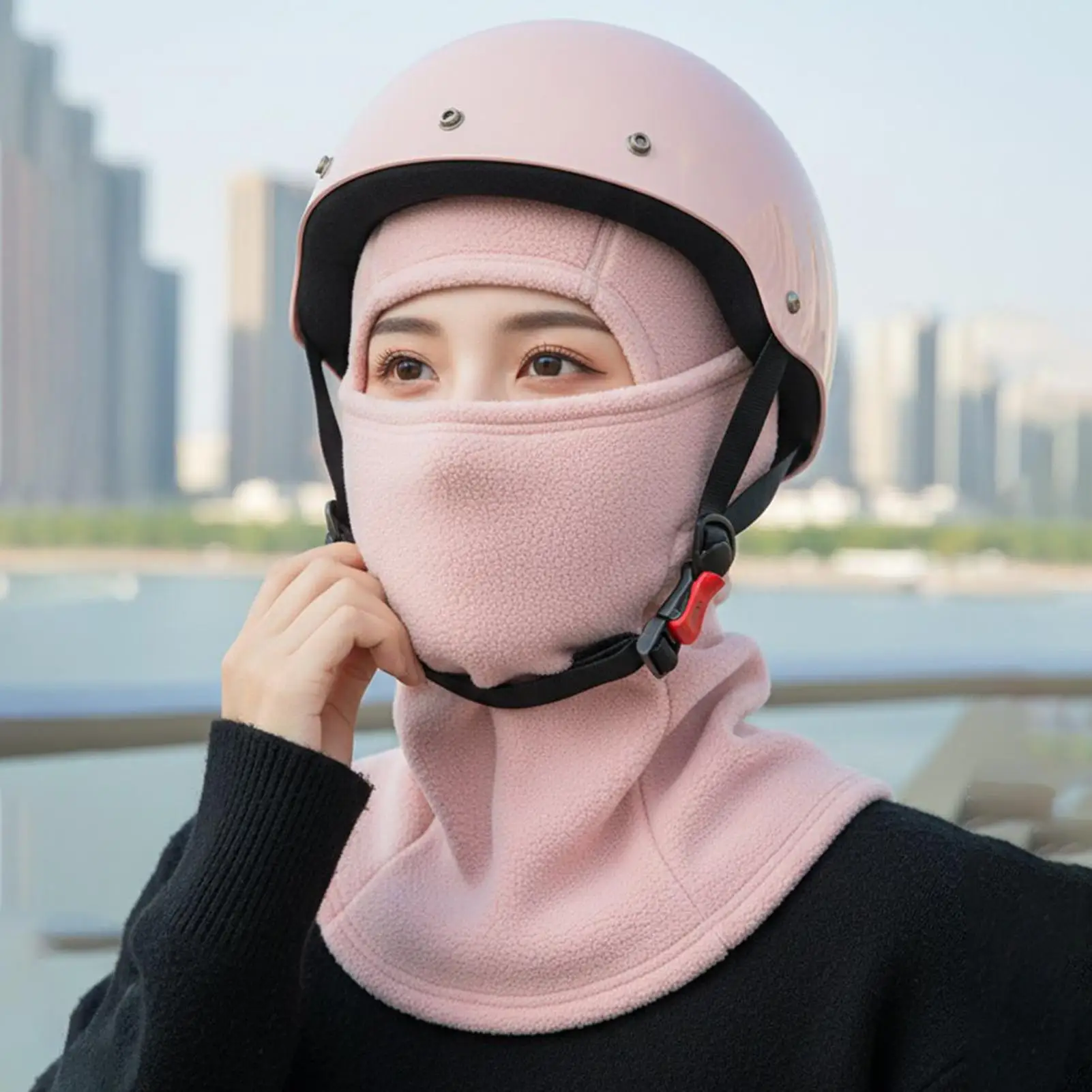 

Winter Hat Cold Weather Cycling Neck Warmer Warm Fleece Ski Masque For Snowboarding Work Hiking Commuting Riding Traveling