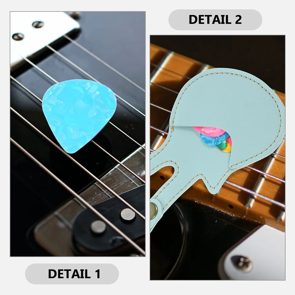 

1 set 1 Set Acoustic Portable Pouch Pouch With Electric With Bulk Picks Picks For Folk Guitar Electric Bass Guitar