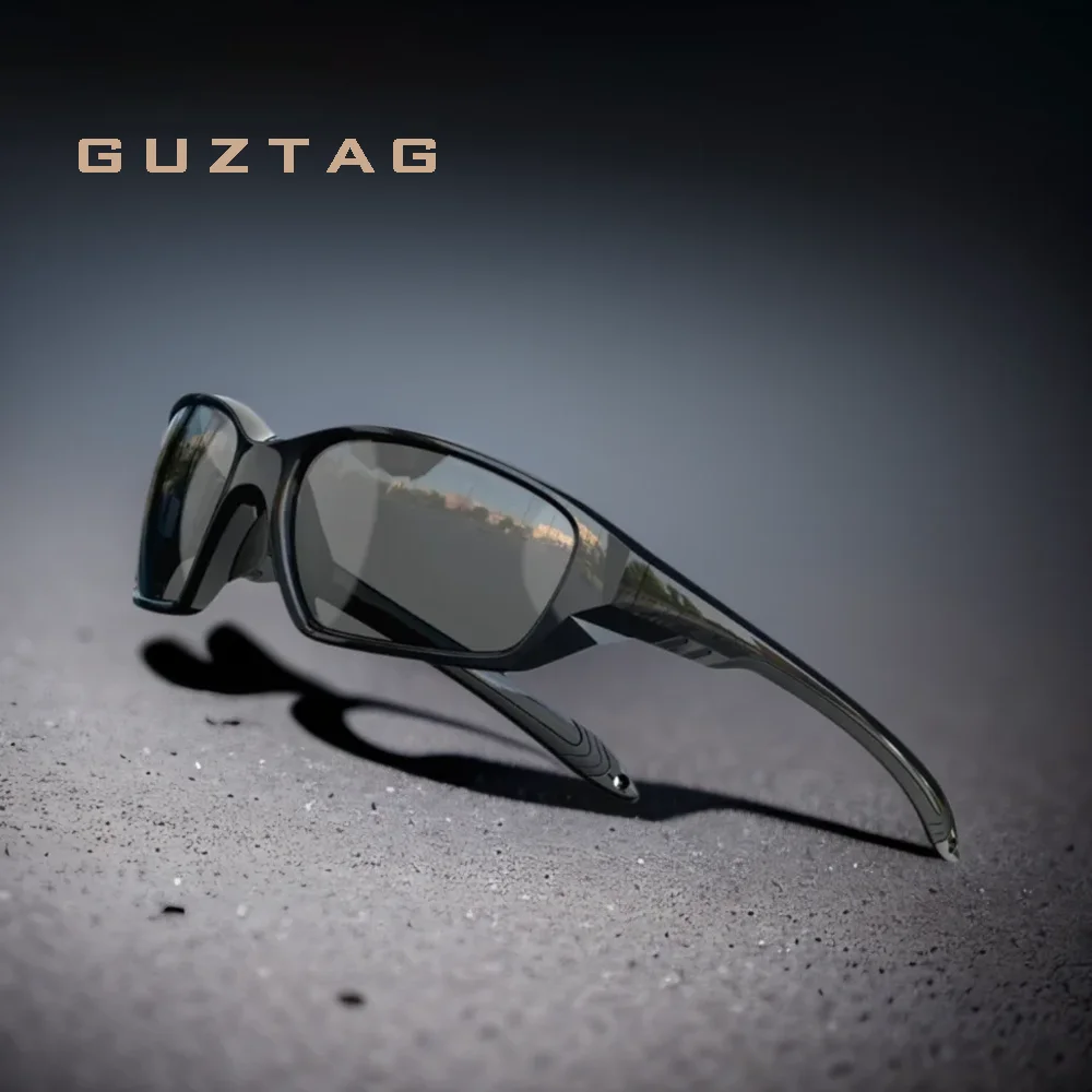 GUZTAG الاستقطاب نظارات شمسية رياضية للرجال النساء تشغيل الدراجات الصيد نظارات للقيادة تسلق نظارات واقية TR90 DS125G